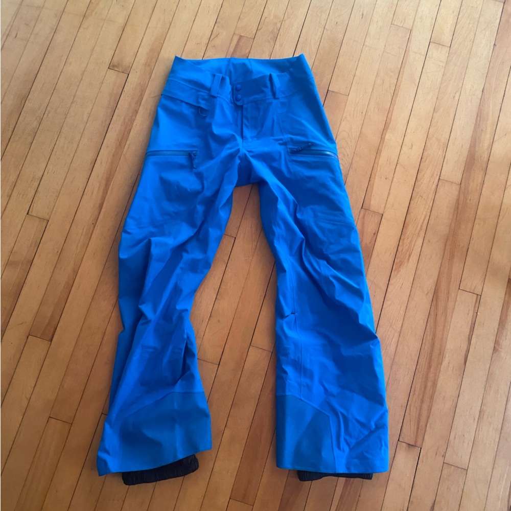 Arcteryx sentinel Womans ski pants shell lightweight blue
